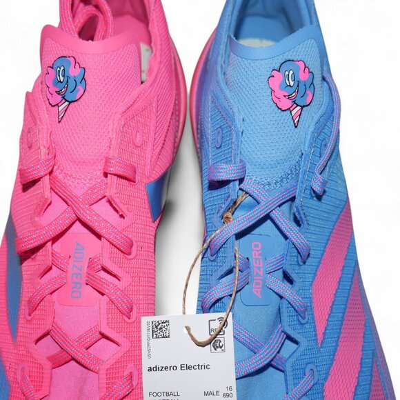 Adidas Adizero Electric Mens Size 17 Football Cleats Cotton Candy Travis Hunter - Picture 13 of 15
